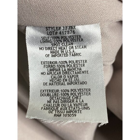 Aqua Woman’s One Shoulder Metallic Sheath Dress Mini Shoulder Bow Mauve SZ 4 - Picture 8 of 8